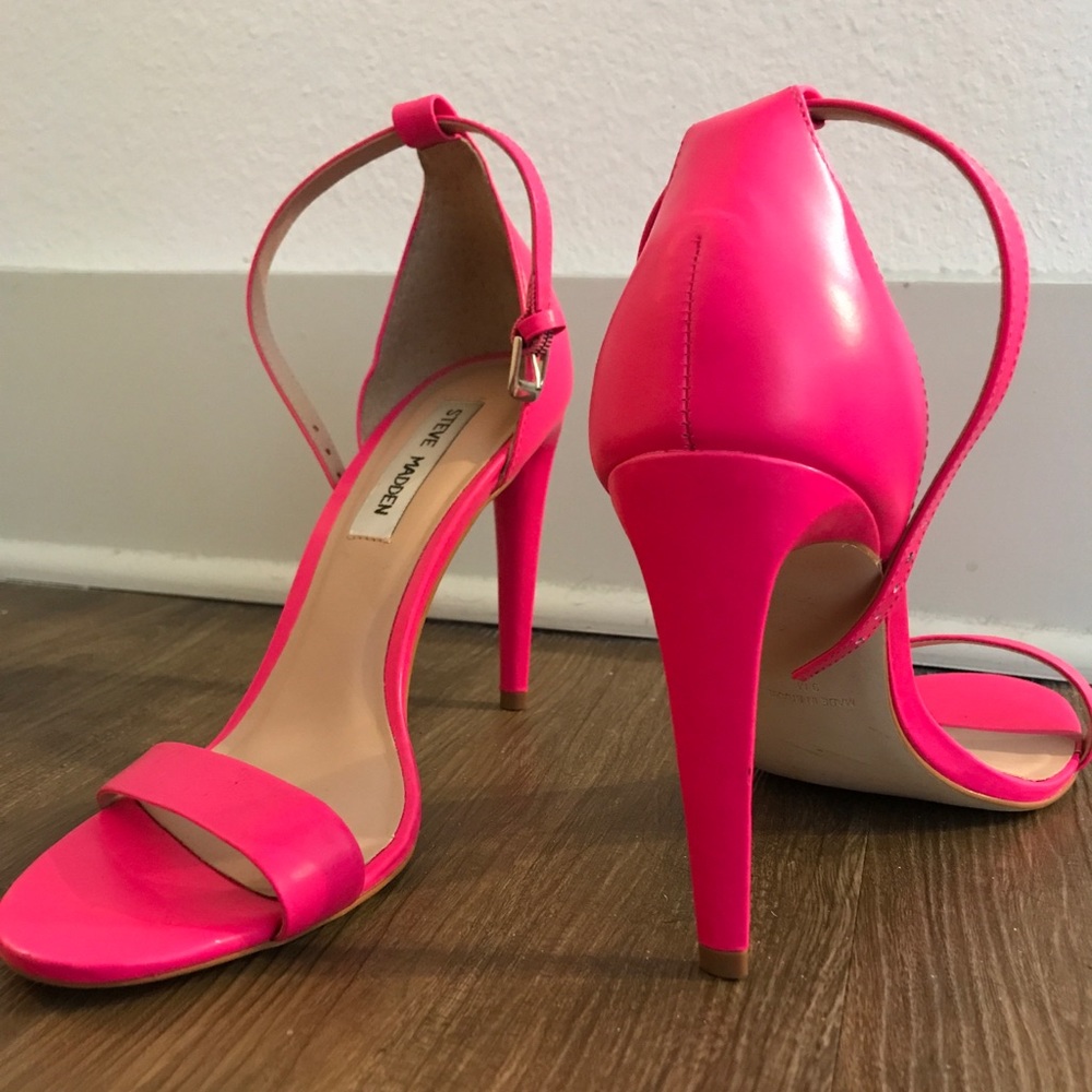 Hot pink heels